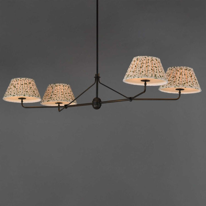Maxim - 18414OWANB - Four Light Chandelier - Dunbridge - Antique Bronze