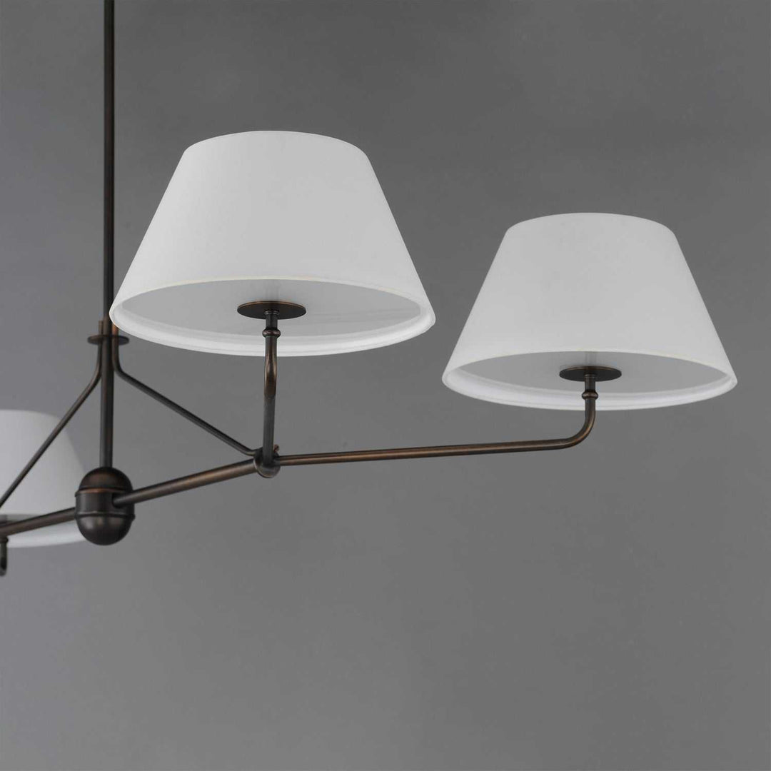 Maxim - 18414OFANB - Four Light Chandelier - Dunbridge - Antique Bronze