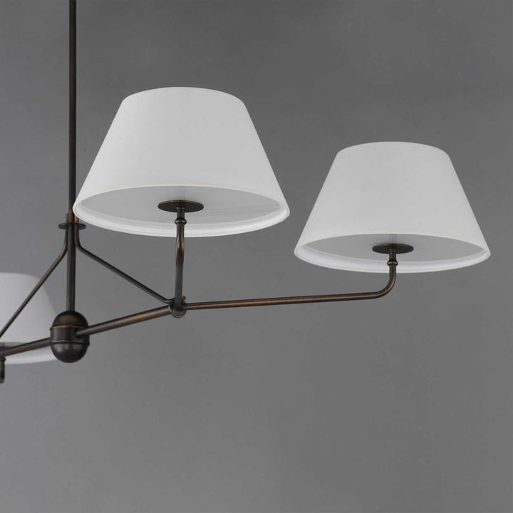 Maxim - 18414OFANB - Four Light Chandelier - Dunbridge - Antique Bronze