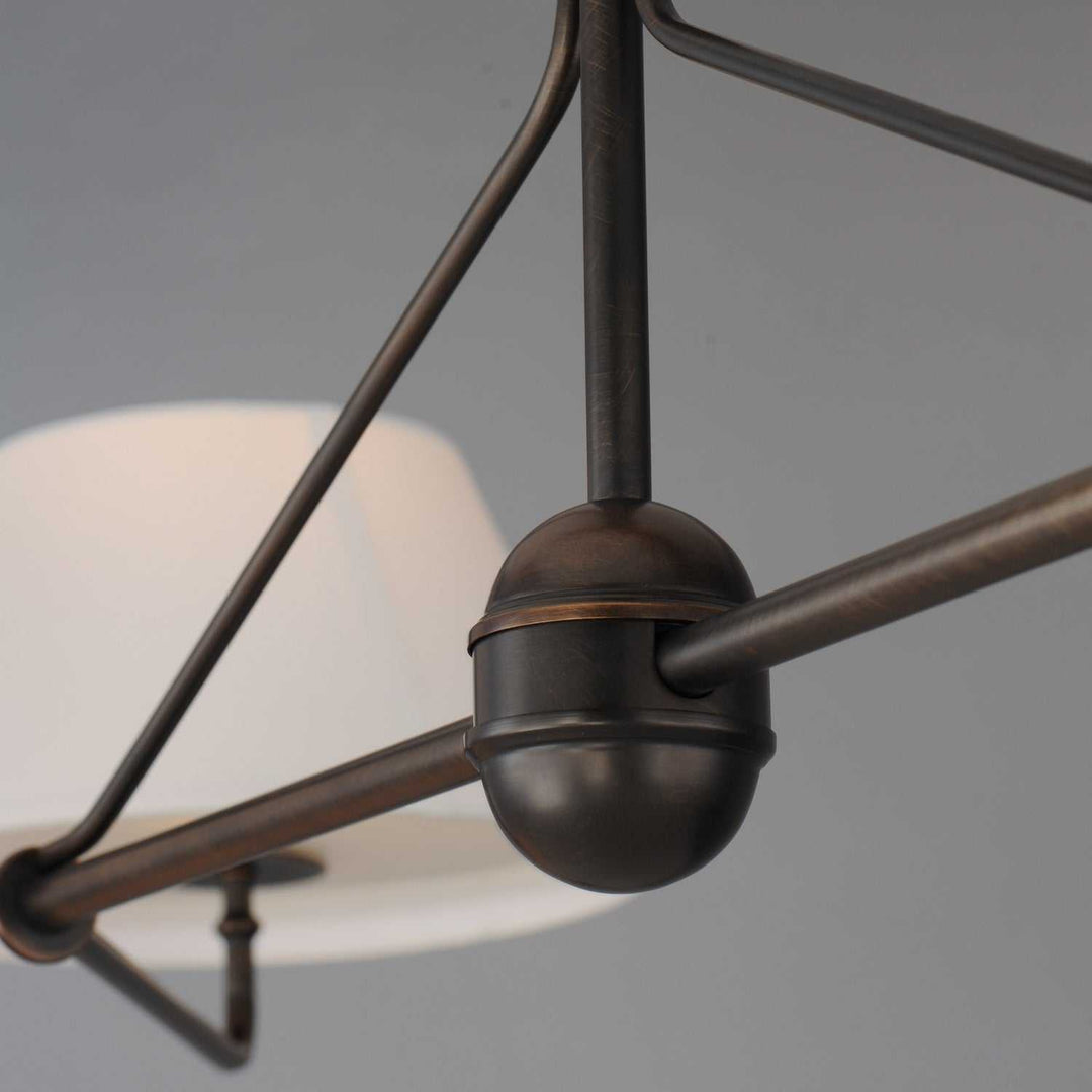 Maxim - 18414OFANB - Four Light Chandelier - Dunbridge - Antique Bronze