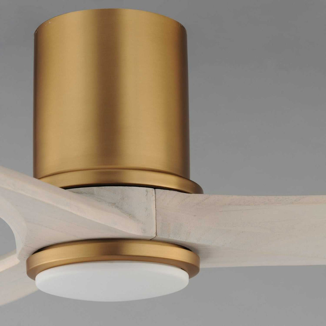 Maxim - 88830WTNABWWT - 52" Ceiling Fan - Woodwind - Natural Aged Brass