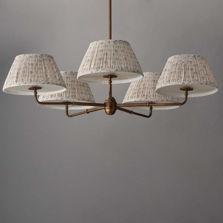 Maxim - 18415BWWBR - Five Light Chandelier - Dunbridge - Weathered Brass