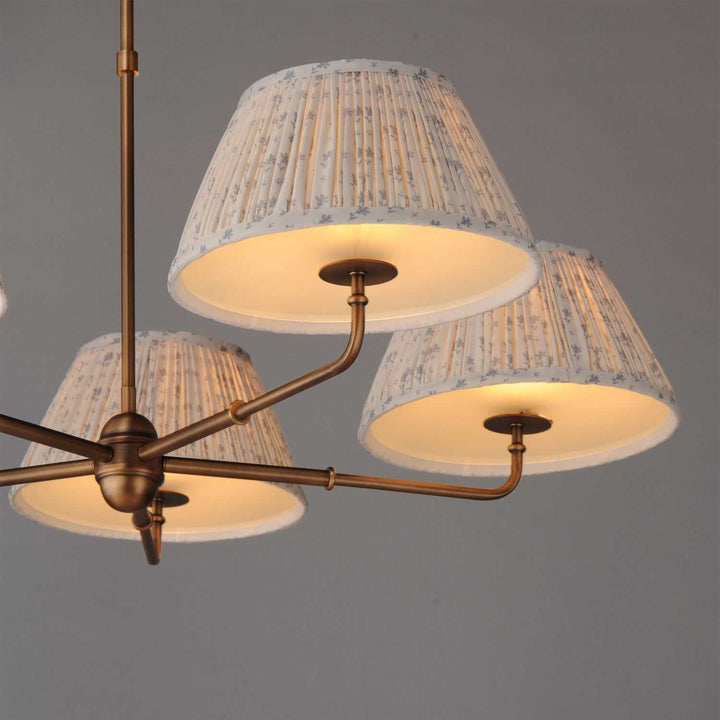 Maxim - 18415BWWBR - Five Light Chandelier - Dunbridge - Weathered Brass