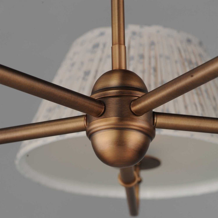 Maxim - 18415BWWBR - Five Light Chandelier - Dunbridge - Weathered Brass