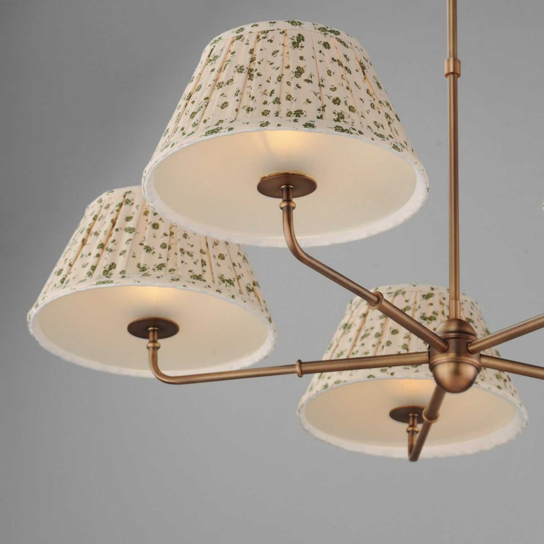 Maxim - 18415OWWBR - Five Light Chandelier - Dunbridge - Weathered Brass