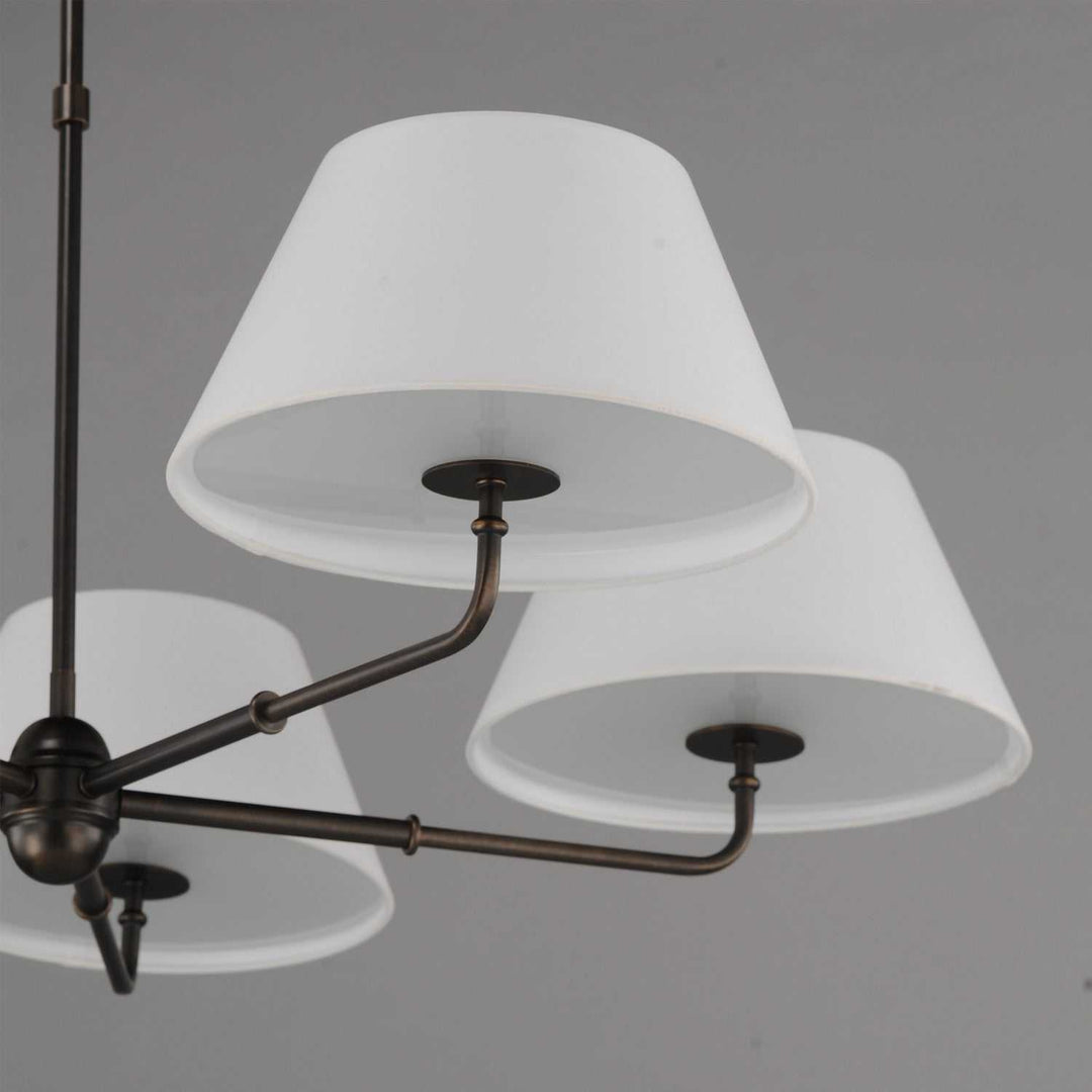 Maxim - 18415OFANB - Five Light Chandelier - Dunbridge - Antique Bronze