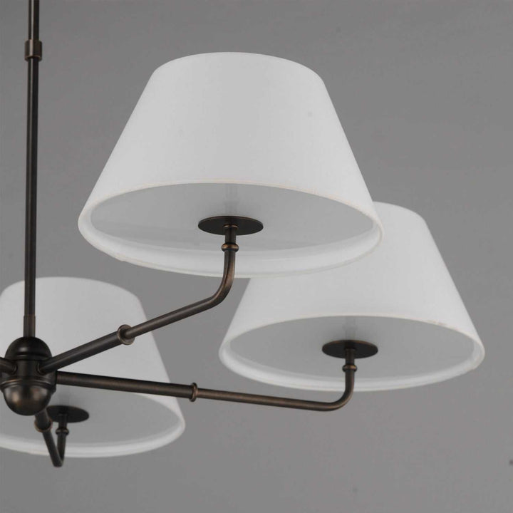 Maxim - 18415OFANB - Five Light Chandelier - Dunbridge - Antique Bronze