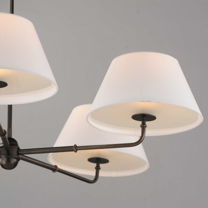 Maxim - 18415OFANB - Five Light Chandelier - Dunbridge - Antique Bronze