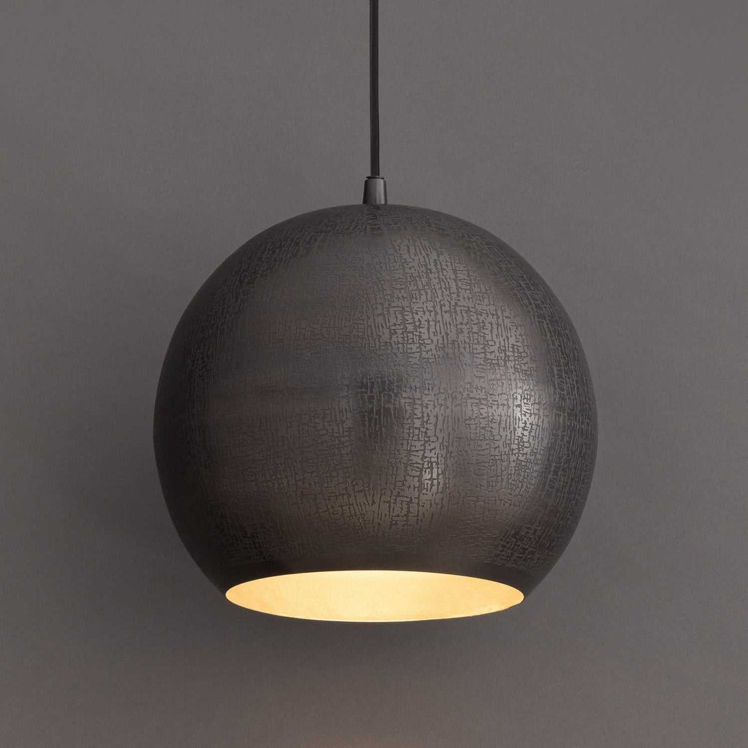 Aurelia One Light Pendant in Pewter Maxim