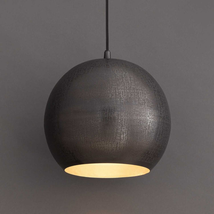 Aurelia One Light Pendant in Pewter Maxim