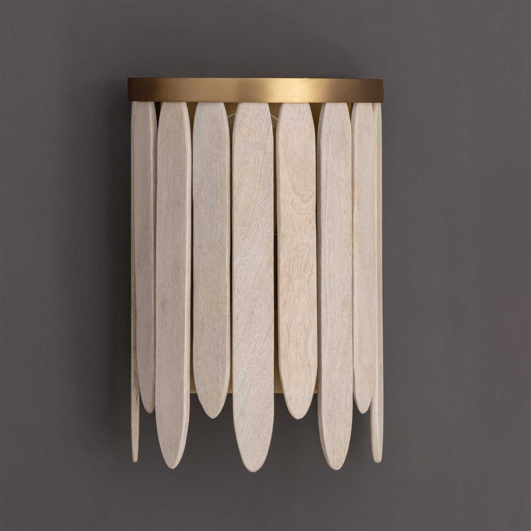 Maxim - 22510WWTNAB - One Light Wall Sconce - Marimba - Weathered White