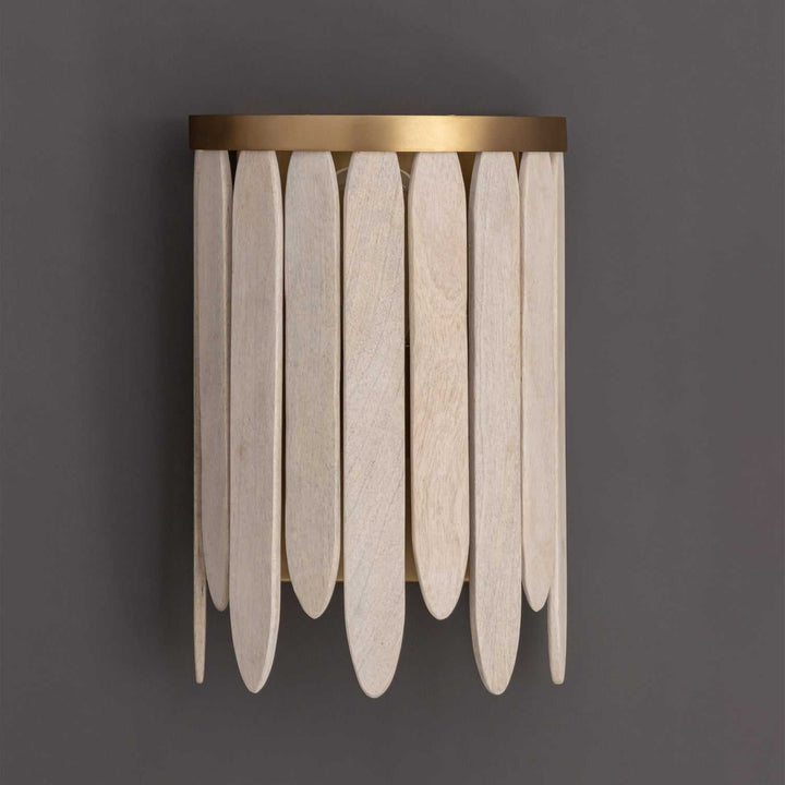 Maxim - 22510WWTNAB - One Light Wall Sconce - Marimba - Weathered White