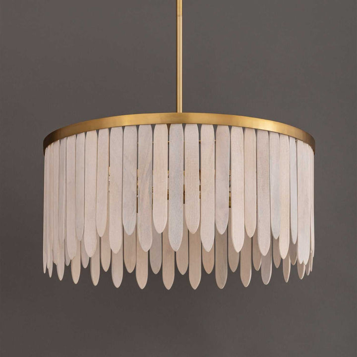 Maxim - 22512WWTNAB - Four Light Pendant - Marimba - Weathered White