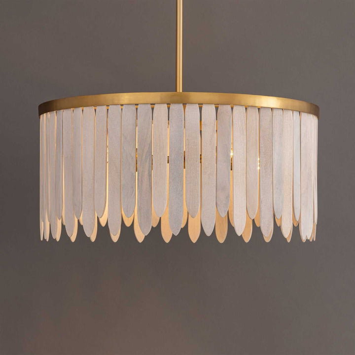 Maxim - 22512WWTNAB - Four Light Pendant - Marimba - Weathered White