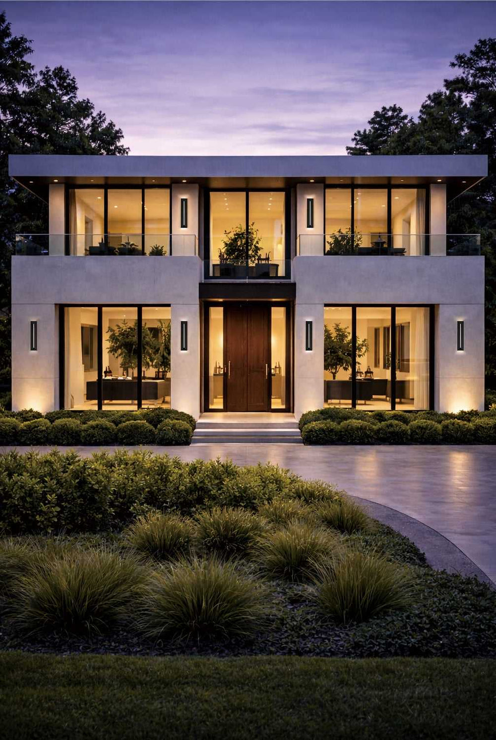 Fosso LED Outdoor Wall Sconce in Black ET2