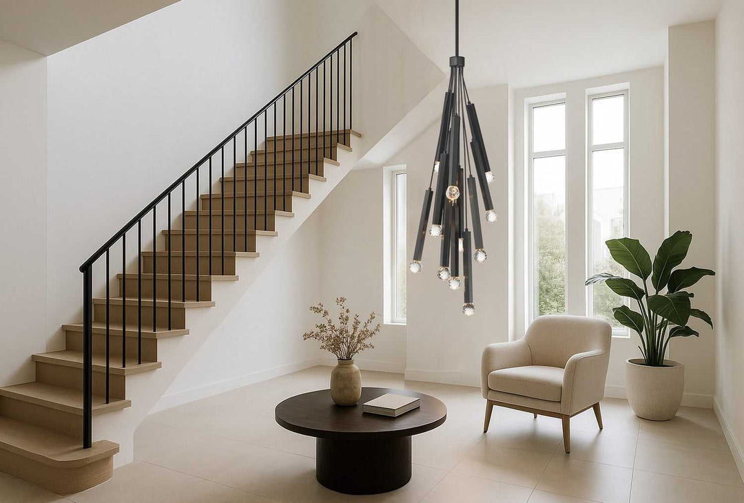 Allumettes LED Pendant in Black ET2