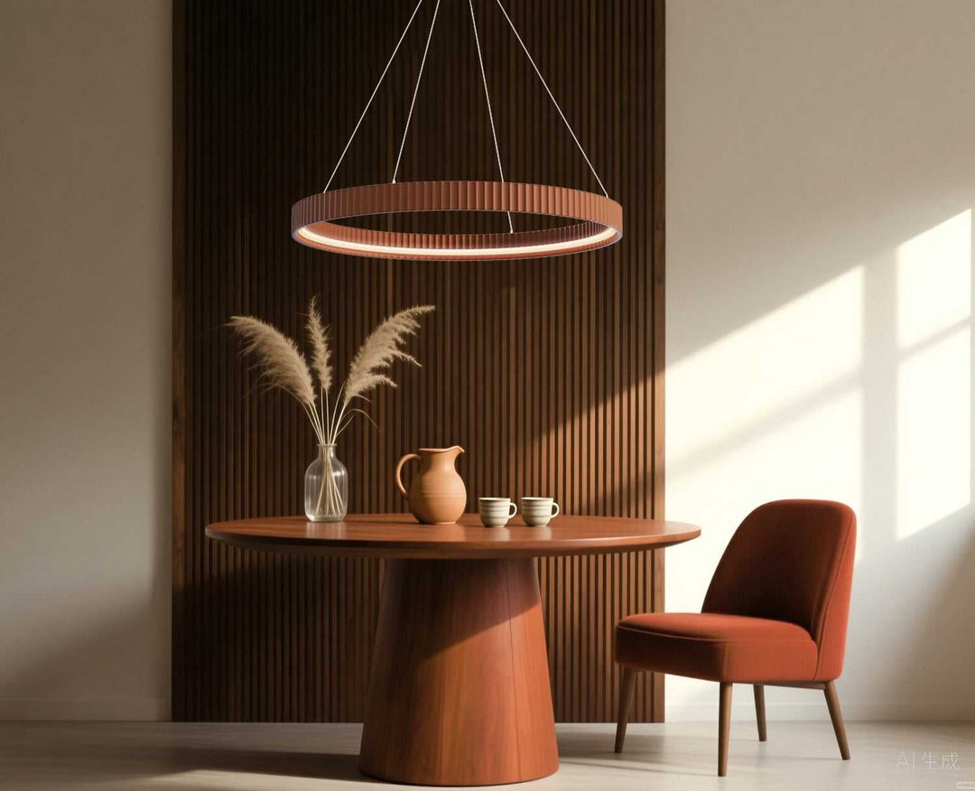 Souffle LED Pendant in Terra Cotta ET2