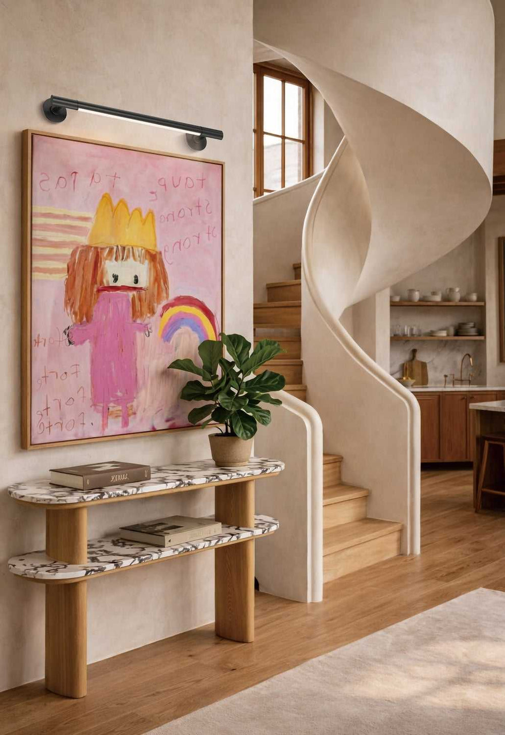 Purist LED Picture Light in Black ET2