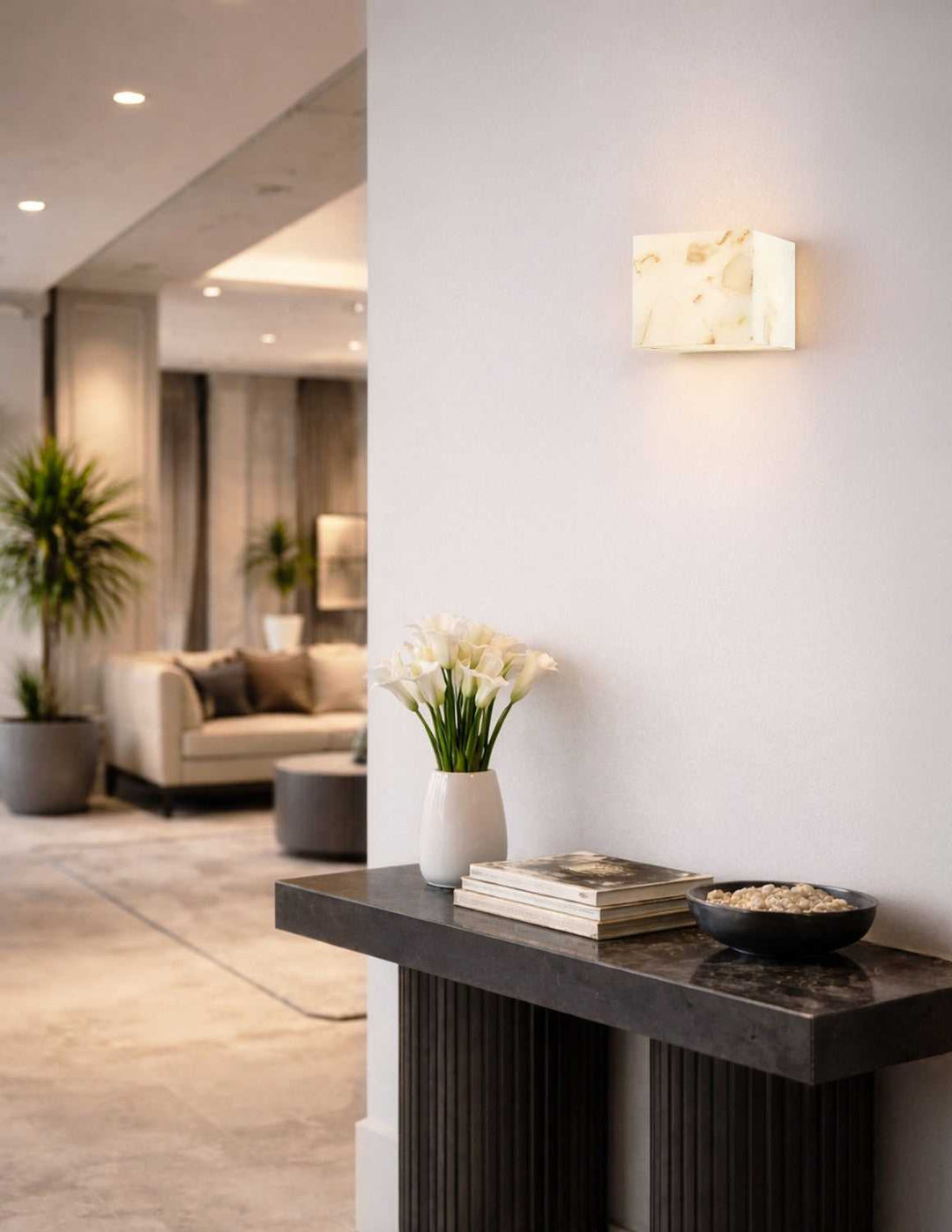 Alabaster Rocks! LED Wall Sconce in Alabaster Rocks Justice Designs