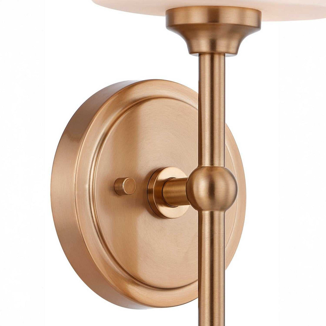 Fusion One Light Wall Sconce in Brushed Brass Justice Designs