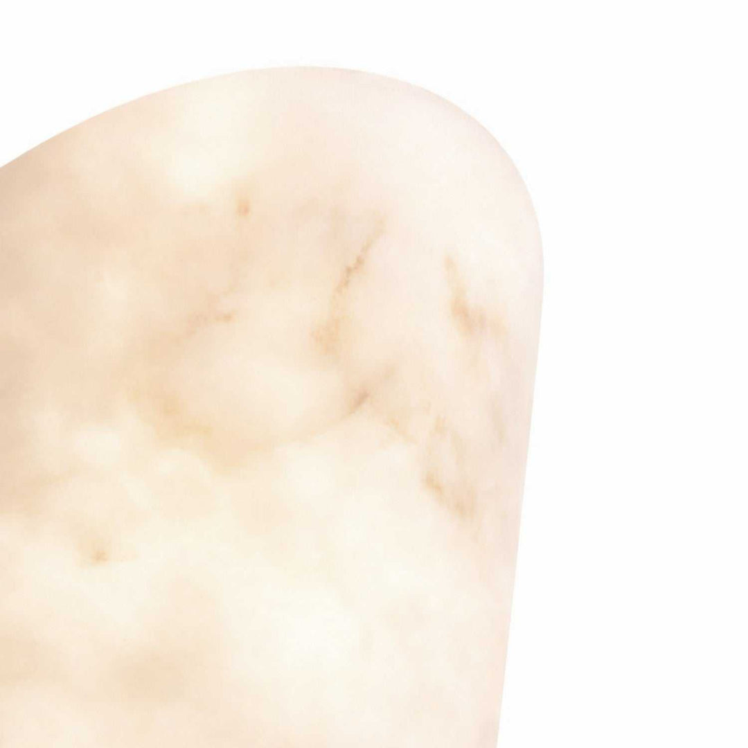 Lumenaria Two Light Wall Sconce in Faux Alabaster Resin Justice Designs