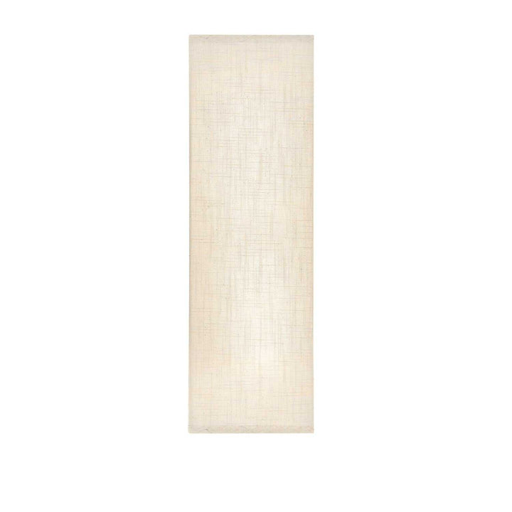 Textile LED Wall Sconce in Cream Linen Fabric Justice Designs