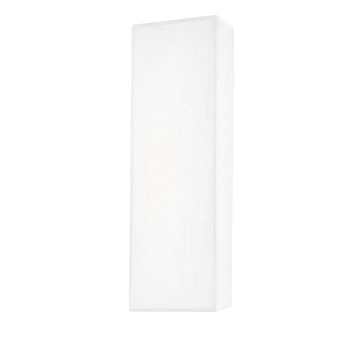Textile LED Wall Sconce in Cream Linen Fabric Justice Designs