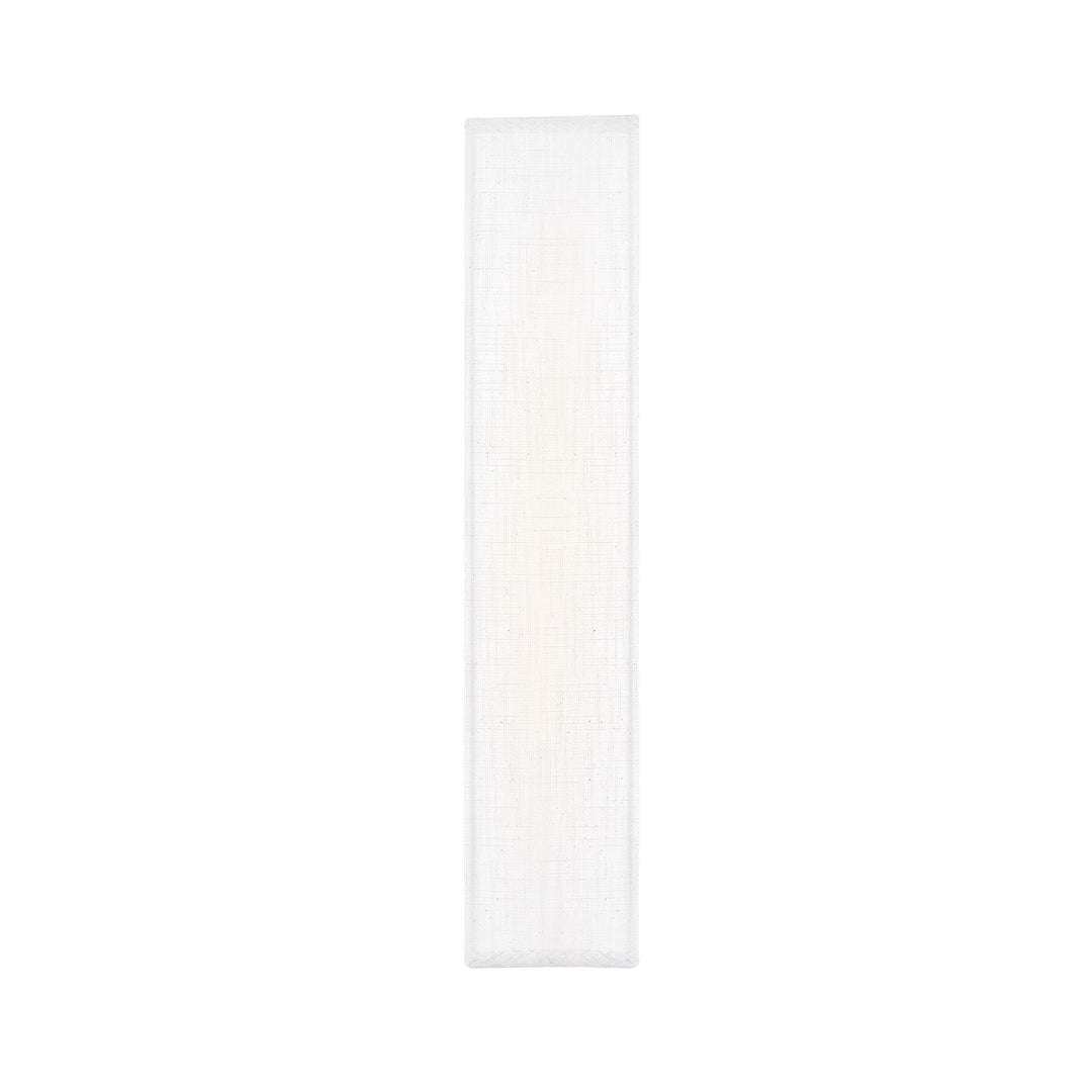 Justice Designs - FAB-5410-WHTE - LED Wall Sconce - Textile - Cream Linen Fabric