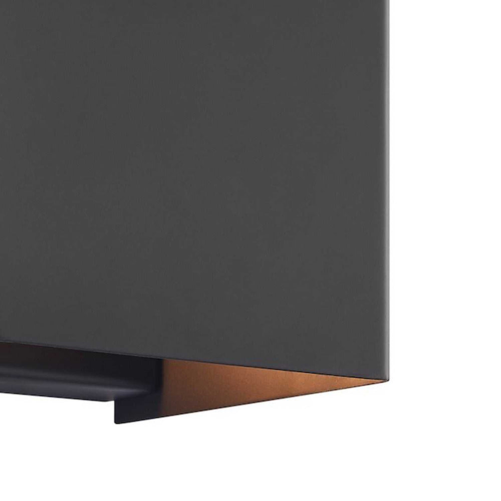 No Shade Material LED Wall Sconce in Matte Black Justice Designs