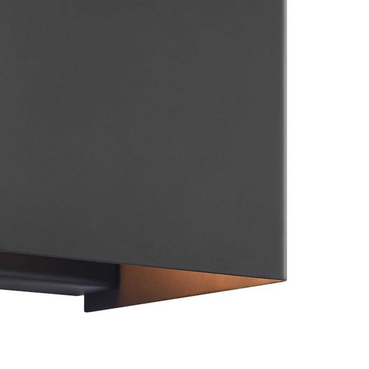No Shade Material LED Wall Sconce in Matte Black Justice Designs