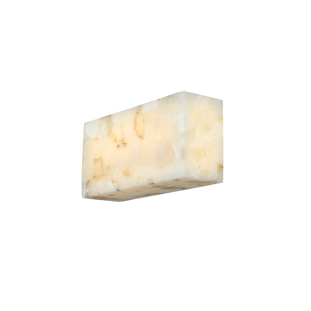 Justice Designs - ALR-5665 - LED Wall Sconce - Alabaster Rocks! - Alabaster Rocks