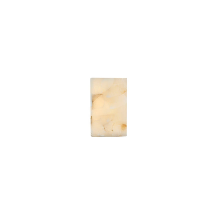 Justice Designs - ALR-5665 - LED Wall Sconce - Alabaster Rocks! - Alabaster Rocks