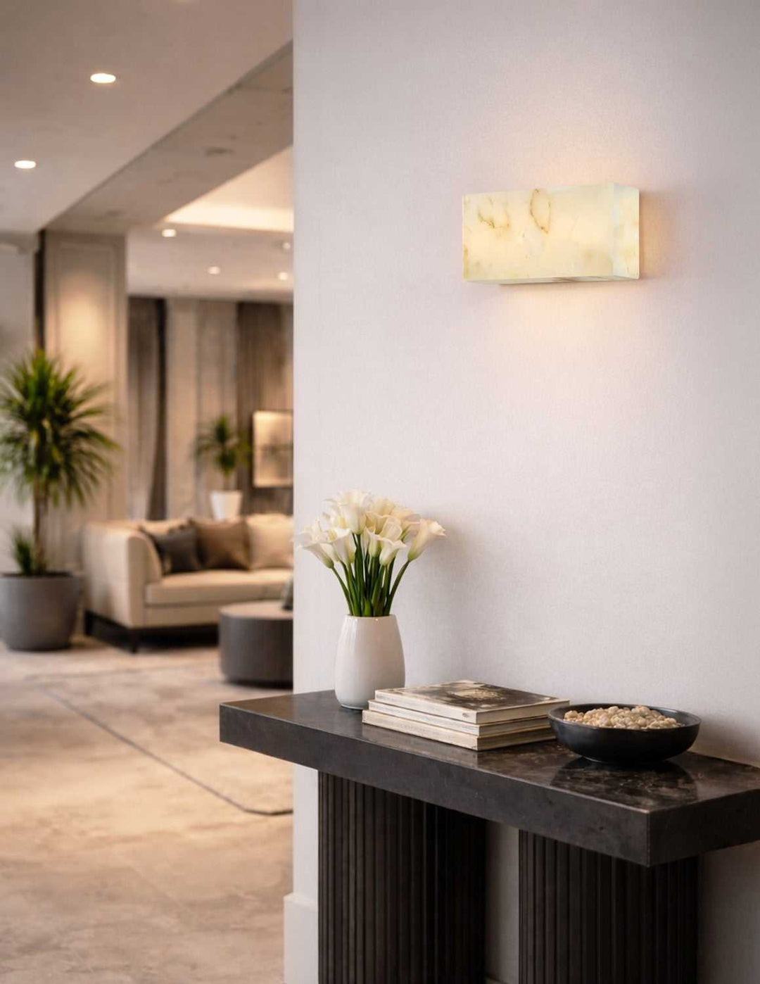 Alabaster Rocks! LED Wall Sconce in Alabaster Rocks Justice Designs