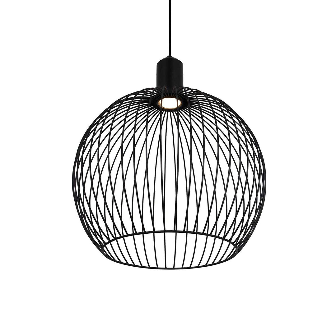 No Shade Material LED Pendant in Matte Black Justice Designs