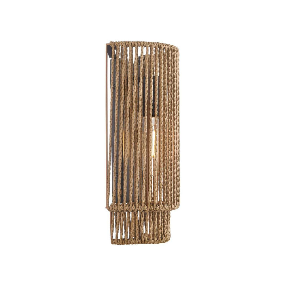 Eco One Light Wall Sconce in Matte Black Justice Designs