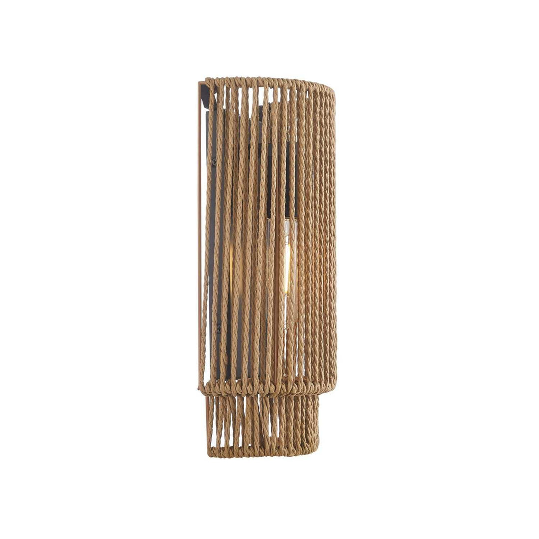 Eco One Light Wall Sconce in Matte Black Justice Designs