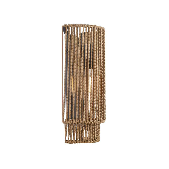 Eco One Light Wall Sconce in Matte Black Justice Designs