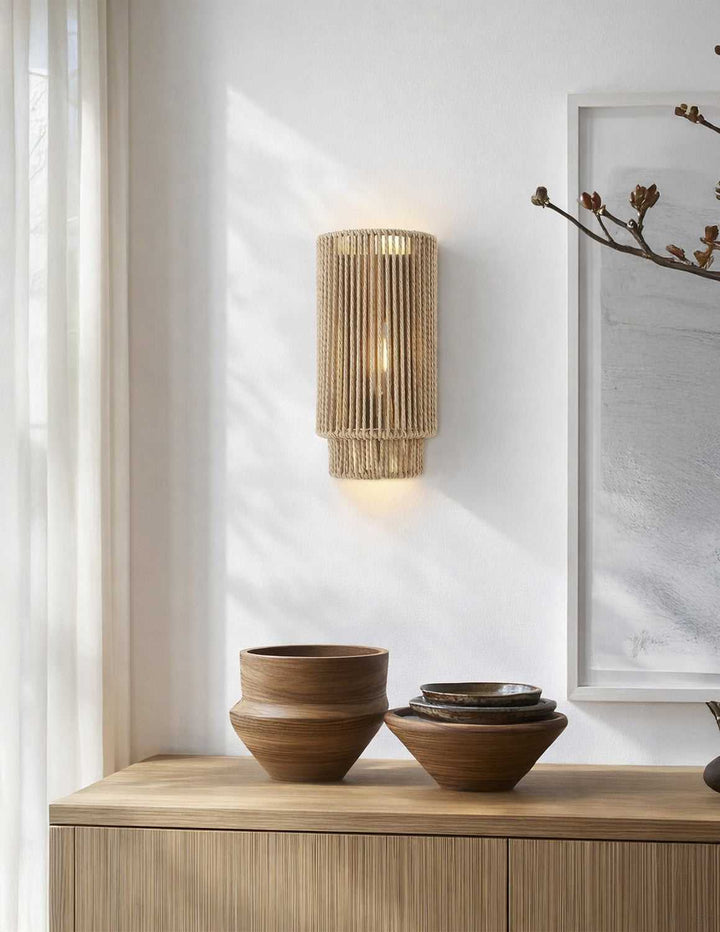 Eco One Light Wall Sconce in Matte Black Justice Designs