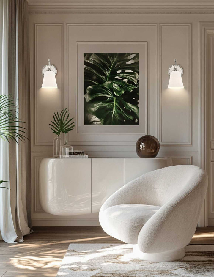 Fusion One Light Wall Sconce in Brushed Nickel Justice Designs
