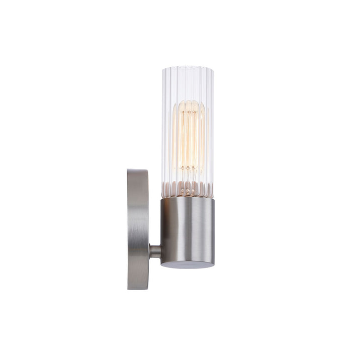 Justice Designs - FSN-8351-CLFT-NCKL - One Light Wall Sconce - Fusion - Brushed Nickel