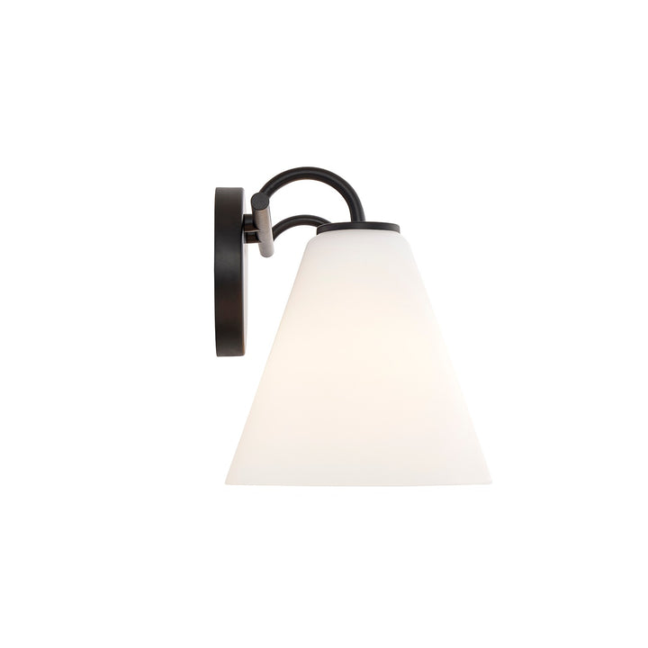 Justice Designs - FSN-8362-OPAL-MBLK - Two Light Bath Bar - Fusion - Matte Black