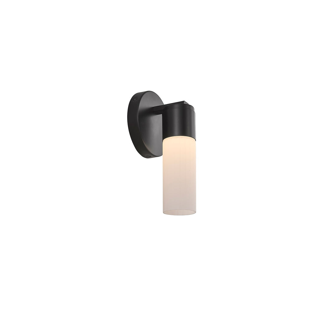 Justice Designs - FSN-8371-OPAL-MBLK - LED Wall Sconce - Fusion - Matte Black