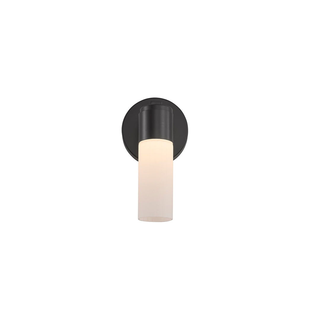 Justice Designs - FSN-8371-OPAL-MBLK - LED Wall Sconce - Fusion - Matte Black