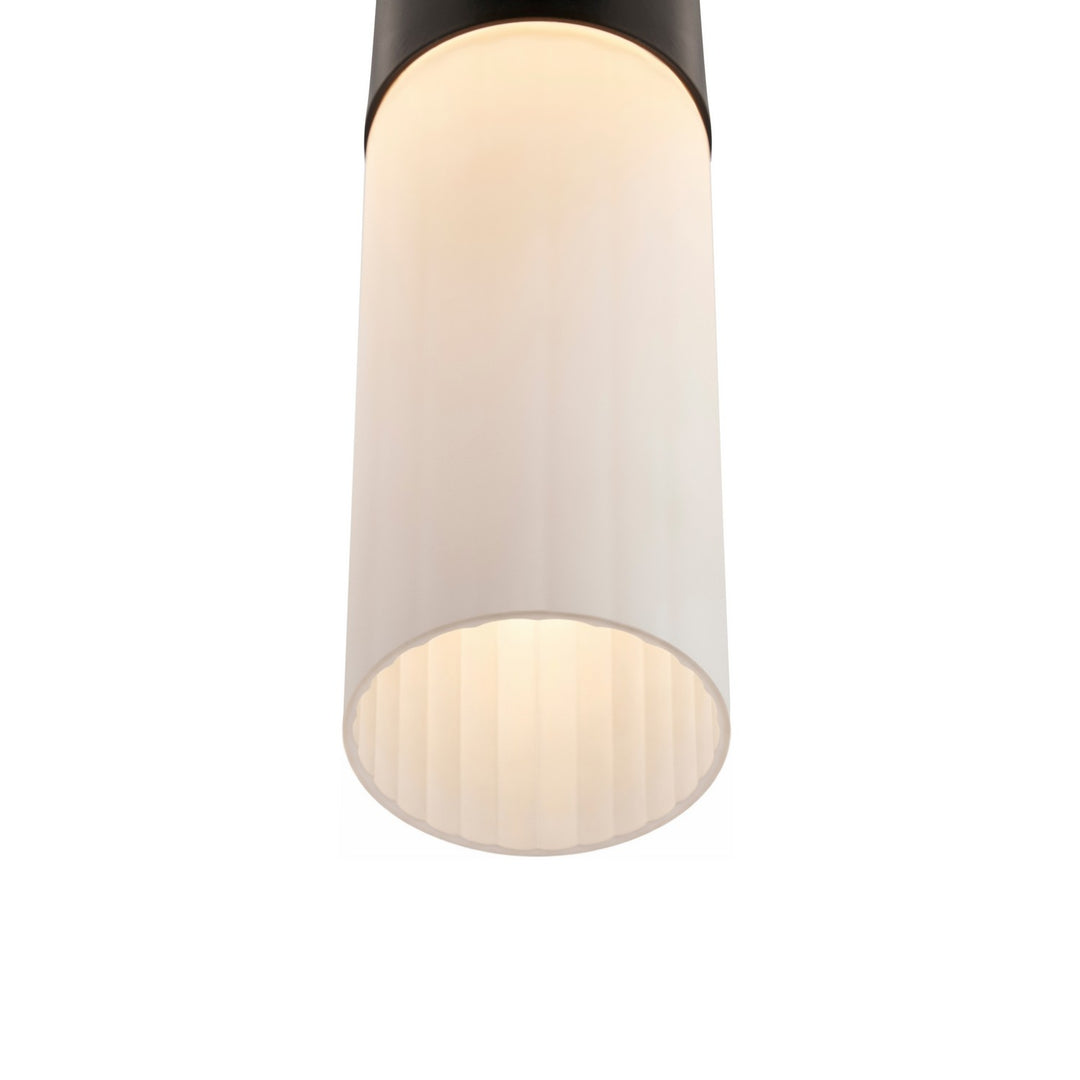 Justice Designs - FSN-8373-OPAL-MBLK - LED Bath Bar - Fusion - Matte Black