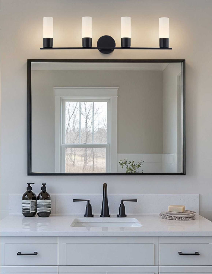 Fusion LED Bath Bar in Matte Black Justice Designs