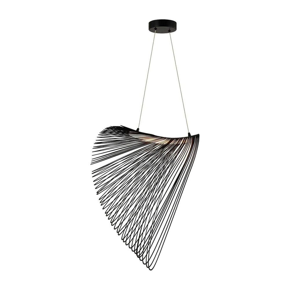 Eco LED Pendant in Matte Black Justice Designs
