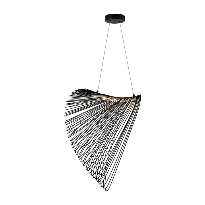 Eco LED Pendant in Matte Black Justice Designs