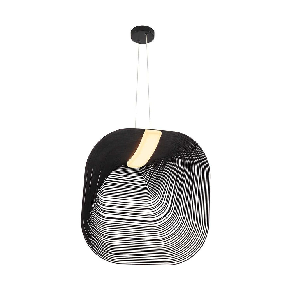 Eco LED Pendant in Matte Black Justice Designs
