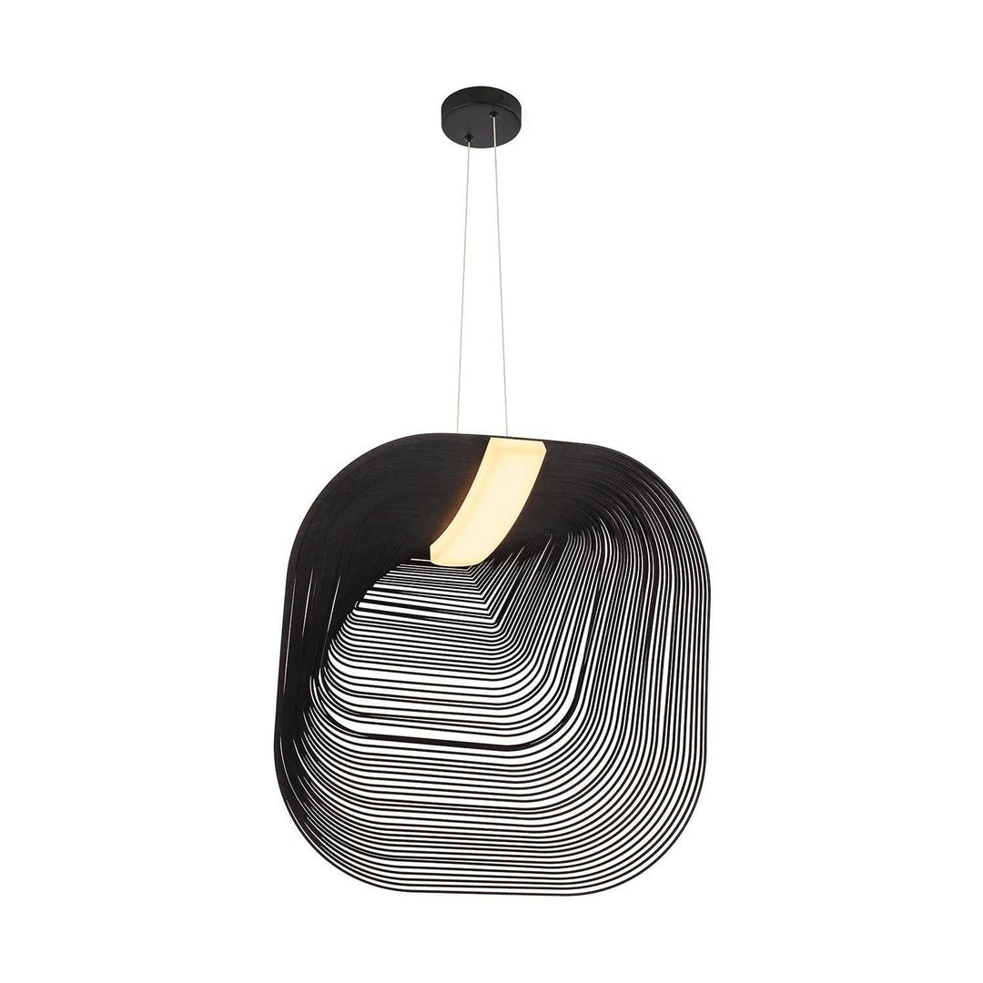 Eco LED Pendant in Matte Black Justice Designs