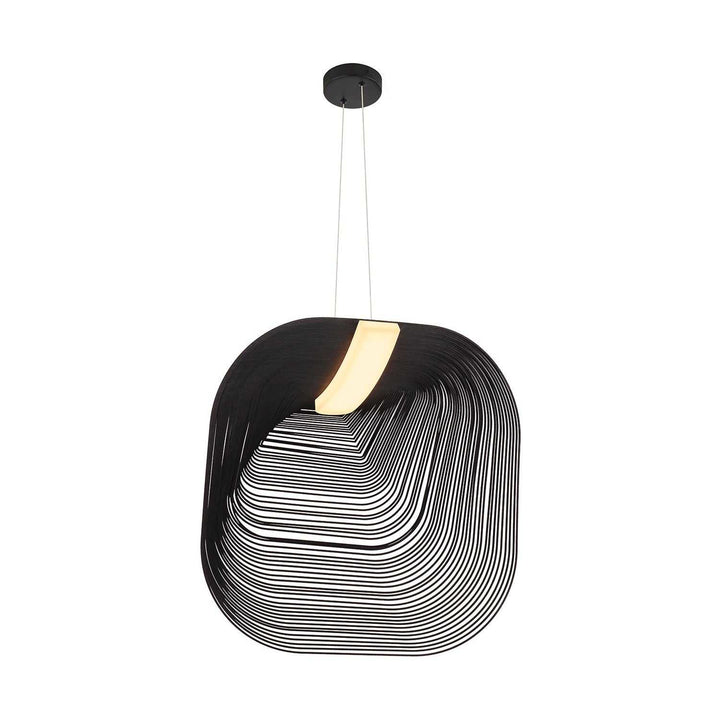 Eco LED Pendant in Matte Black Justice Designs